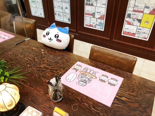 ちいかわカフェ＠名古屋パルコの内観